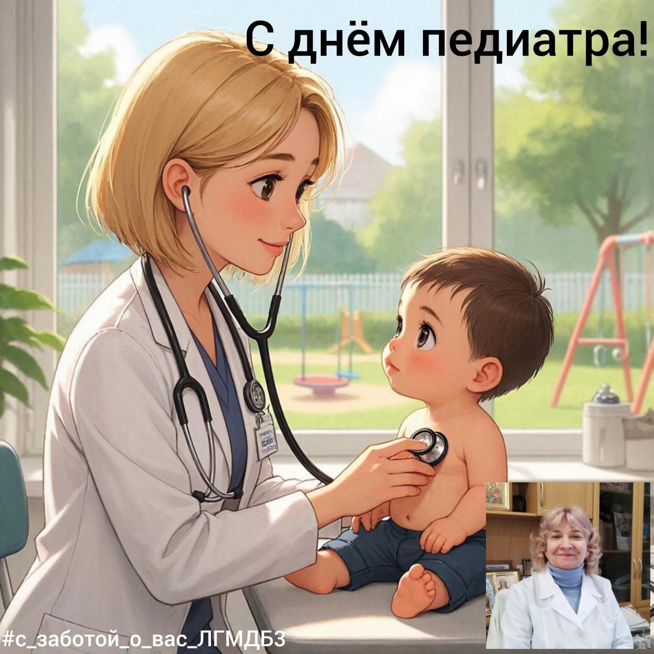 С ДНЁМ ПЕДИАТРА!. Уважаемые коллеги, администрация Луганской городской многопрофильной детской больницы №3 от всей души поздравляет Вас с профессиональным праздником — Днем педиатра! Пусть Ваш благородный и необходимый труд...