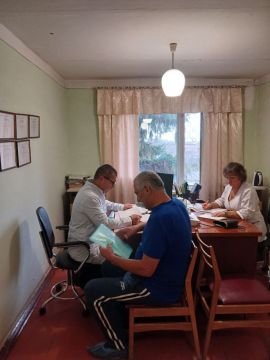 Мобильная медбригада НЦРМБ заботится о жителях Каменки!