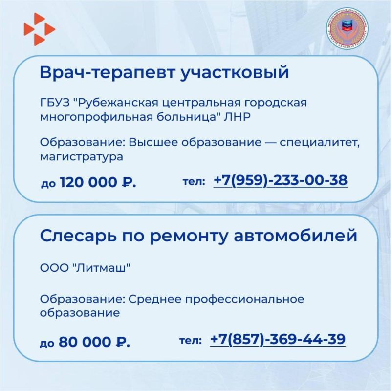 Новая подборка вакансий в нашей еженедельной рубрике Новая подборка вакансий в нашей еженедельной рубрике