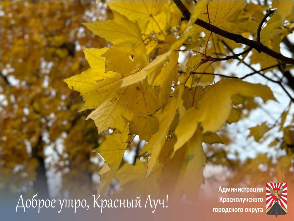 Доброе утро краснолучане и гости города!