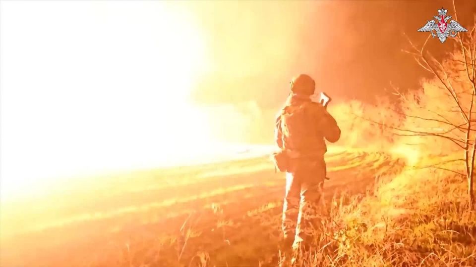 Расчет РСЗО «Ураган» ВС РФ уничтожил пункты управления и запуска БПЛА противника в Запорожской области