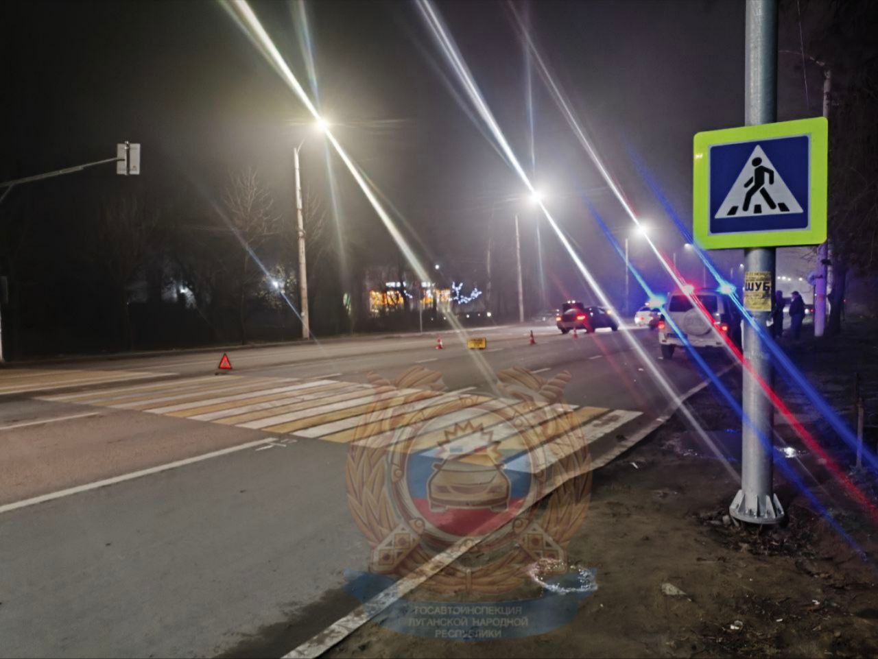 В Стаханове сотрудники Госавтоинспекции проводят проверку по факту ДТП, в котором пострадал несовершеннолетний пешеход