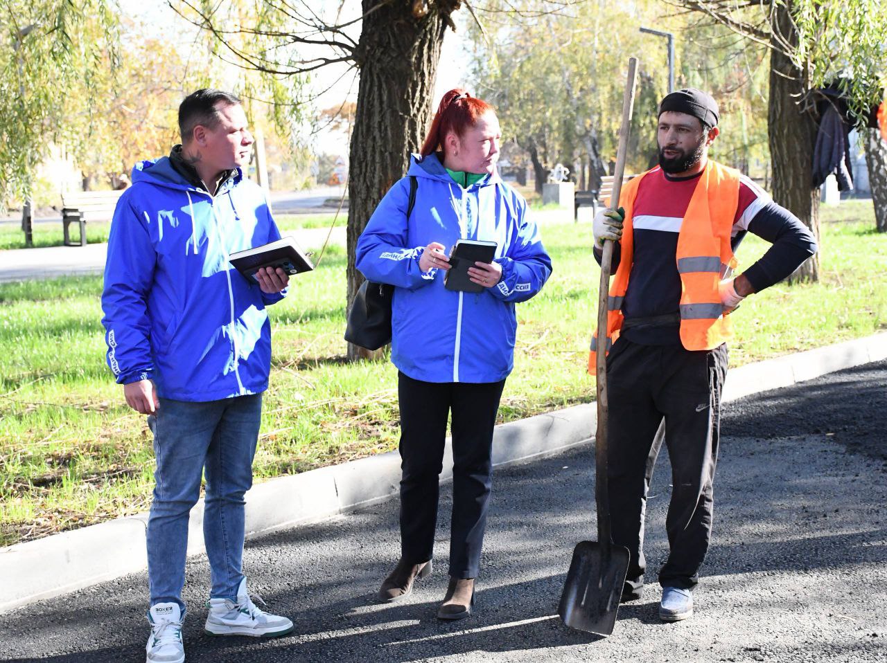 Сергей Колягин: Отмечу, что ранее таким же образом было принято решение об обновлении дорожного полотна у обновлённого Сквера Чернобыльской славы