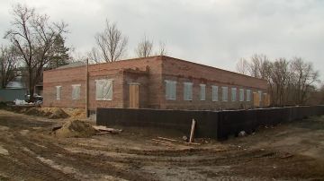 В Краснодонской центральной городской многопрофильной больнице продолжается возведение патологоанатомического отделения