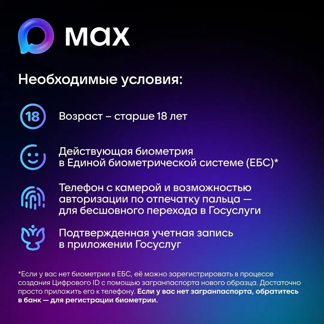 В мессенджере Max появился цифровой ID — аналог паспорта В мессенджере Max появился цифровой ID — аналог паспорта