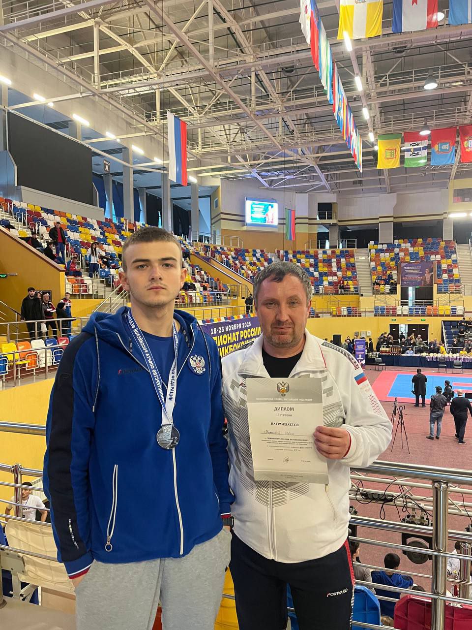 Наш спортсмен занял второе место на чемпионате России по кикбоксингу