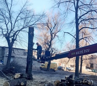 Коммунальные службы проводят работы на территории города