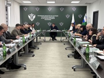 Денис Колесников: Принял участие в заседании Координационного совета при Управлении Министерства юстиции Российской Федерации по Луганской Народной Республике