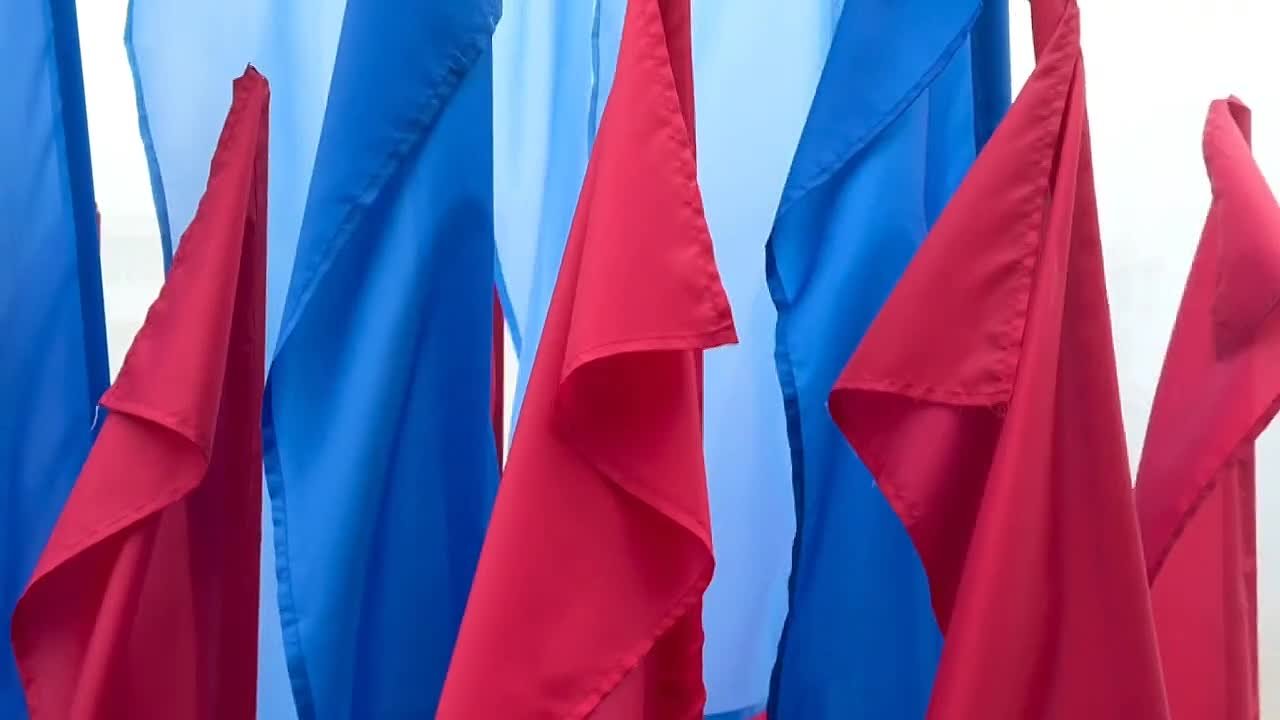 Поздравление главы городского округа город Первомайск Сергея Колягина с Днем флага Луганской Народной Республики!