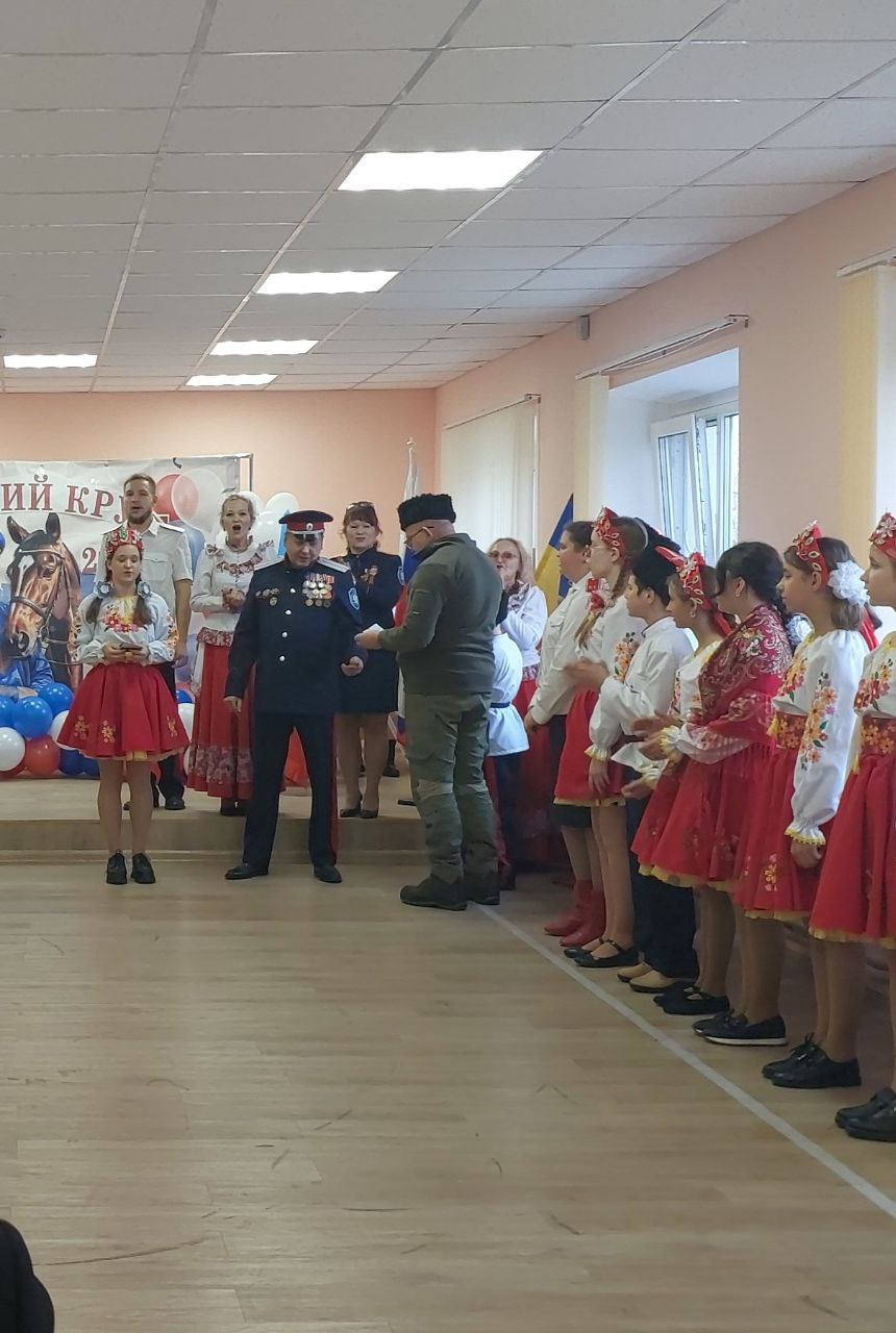 Вячеслав Третьяков: В с. Кудряшовка Кременского МО в школе прошло мероприятие посвящение в казачата Вячеслав Третьяков: В с. Кудряшовка Кременского МО в школе прошло мероприятие посвящение в казачата