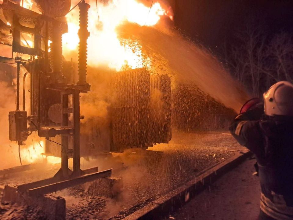 Ночью ВСУ совершил массированную атаку на энергетическую инфраструктуру ЛНР