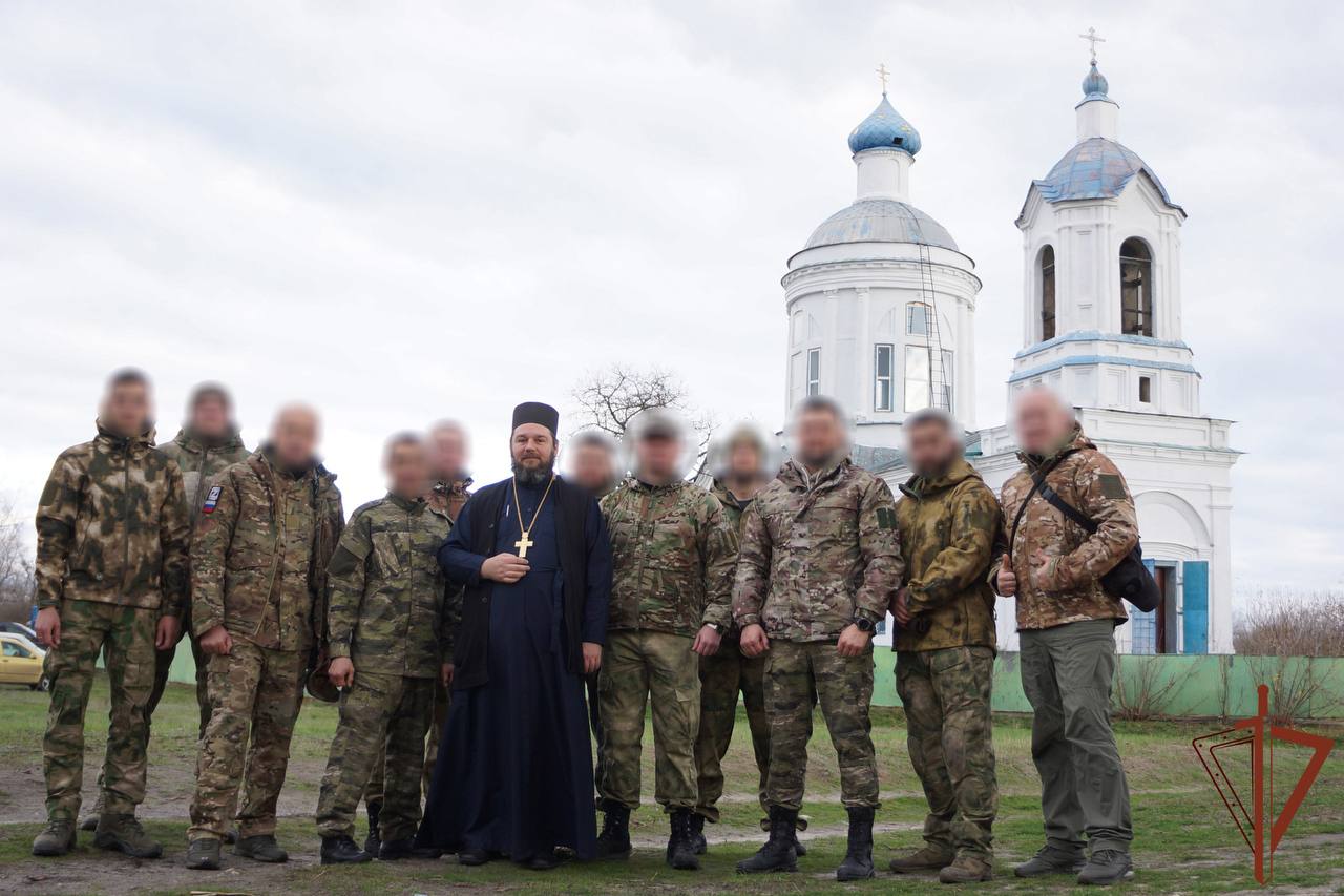 Росгвардейцы помогли благоустроить территорию нового Иверского женского монастыря в селе Старый Айдар