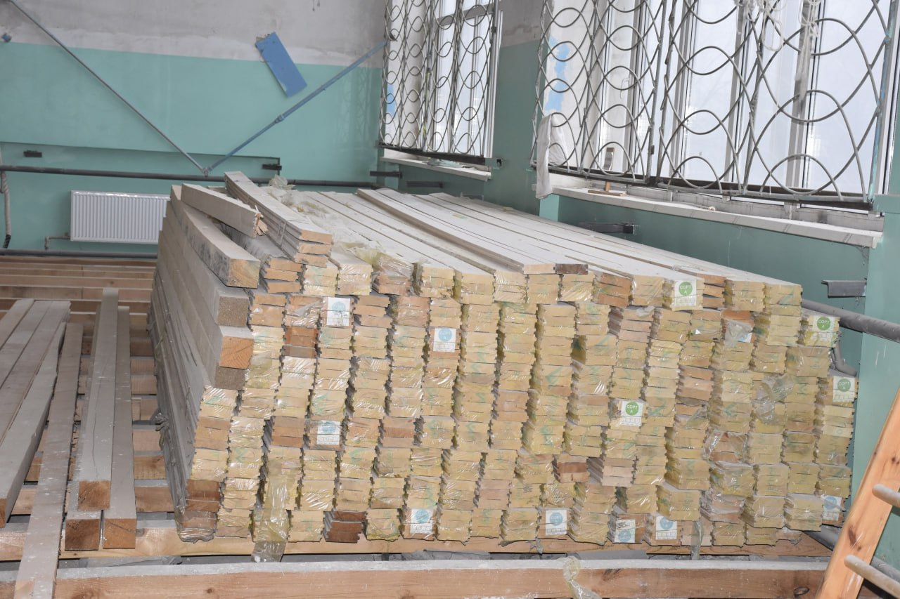 В рамках федерального проекта «Успех каждого ребенка» ведутся ремонтные работы в спортзале Краснолучского учебно-воспитательного комплекса №4 «Надежда» В рамках федерального проекта «Успех каждого ребенка» ведутся ремонтные работы в спортзале Краснолучского учебно-воспитательного комплекса №4 «Надежда»