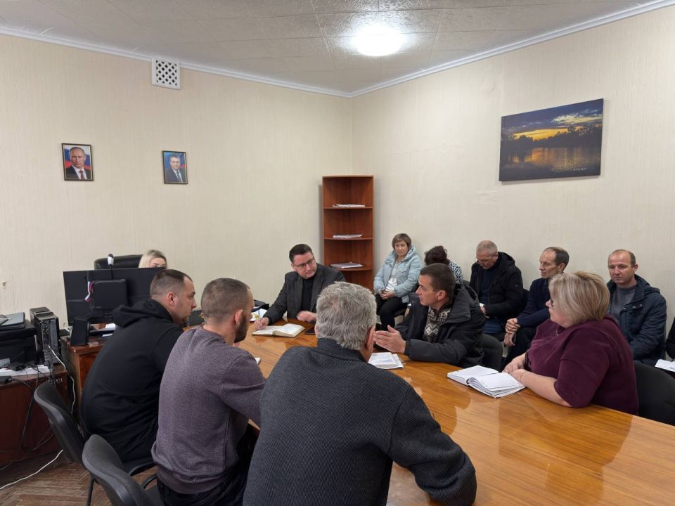 Рабочее совещание с начальниками ООЖ в Марковке Рабочее совещание с начальниками ООЖ в Марковке