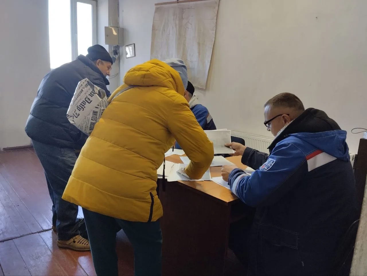 Работа в сельских населённых пунктах нашего округа продолжается!