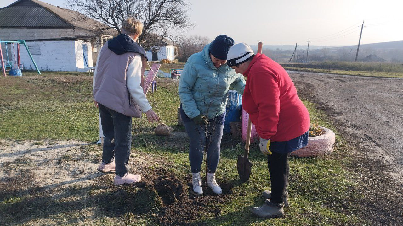 Распасеевский отдел по жизнеобеспечению территорий, совместно с семьями участников СВО, приняли участие в высадке берез Распасеевский отдел по жизнеобеспечению территорий, совместно с семьями участников СВО, приняли участие в высадке берез