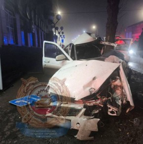 Вчера вечером в Стаханове произошло ДТП со смертельным исходом