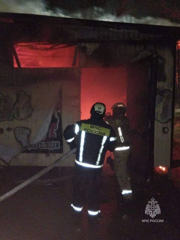 Пожарные отстояли от огня магазин и автозаправочную станцию в Новоайдаре