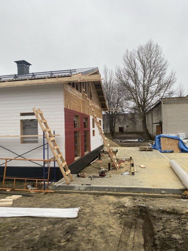 В Никольском продолжается строительство нового ФАПа