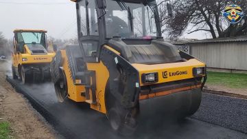 В Республике завершается масштабное восстановление улично-дорожной сети опорных населенных пунктов