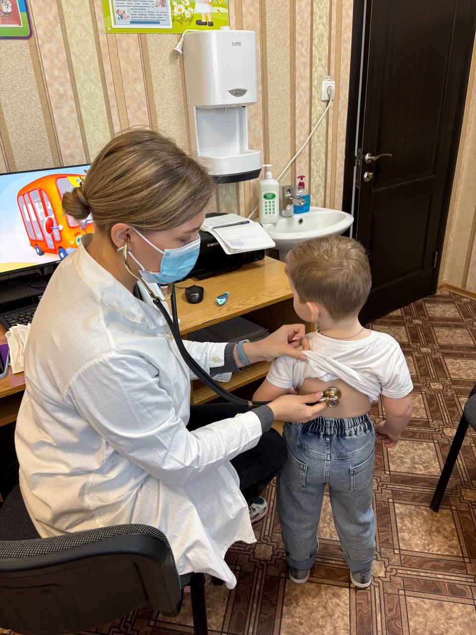 Врач-педиатр из региона-шефа посетила Беловодский детский сад № 3