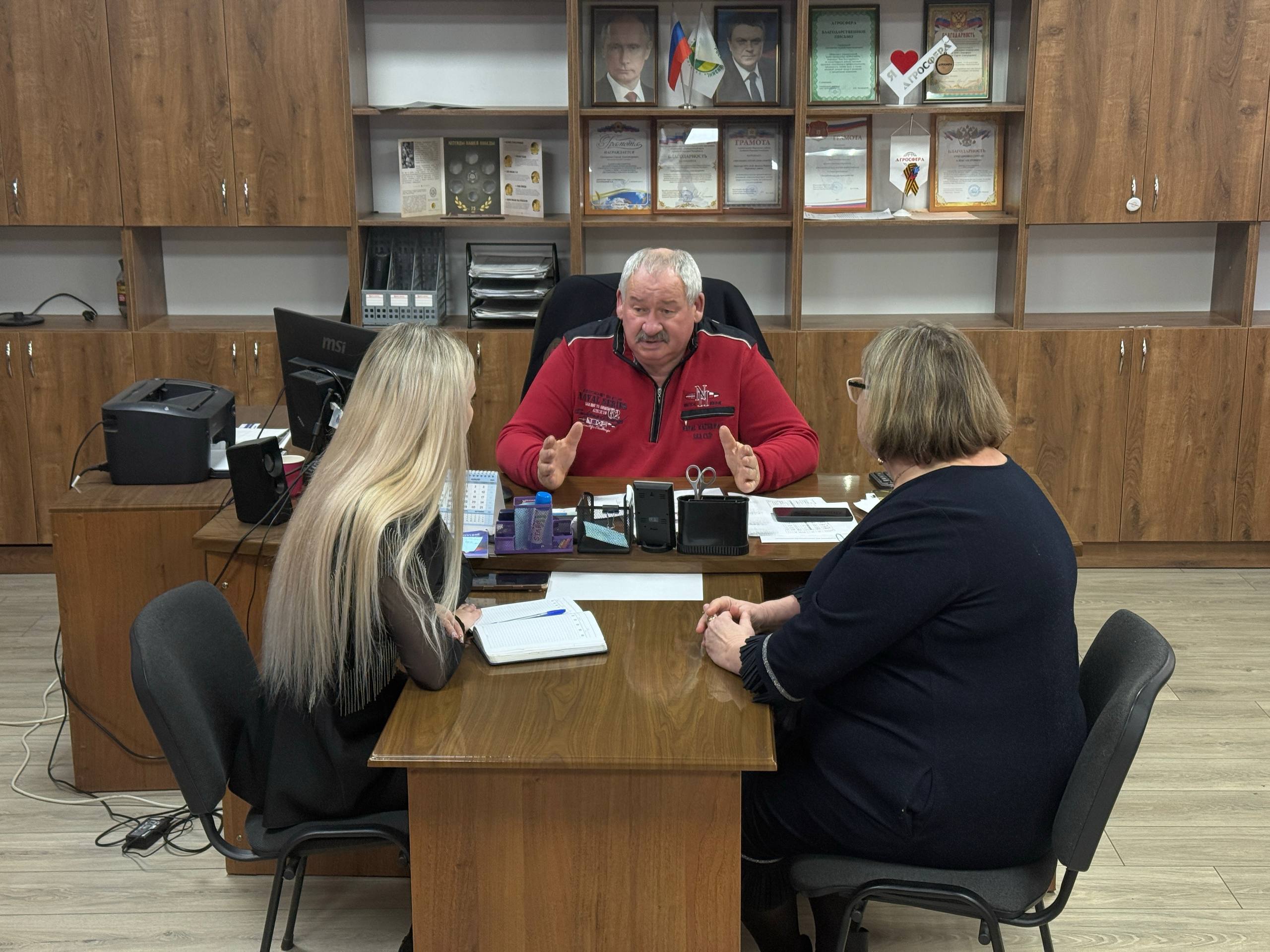 Рабочий визит в Обособленное Подразделение Марковский регион ООО "Агросфера"