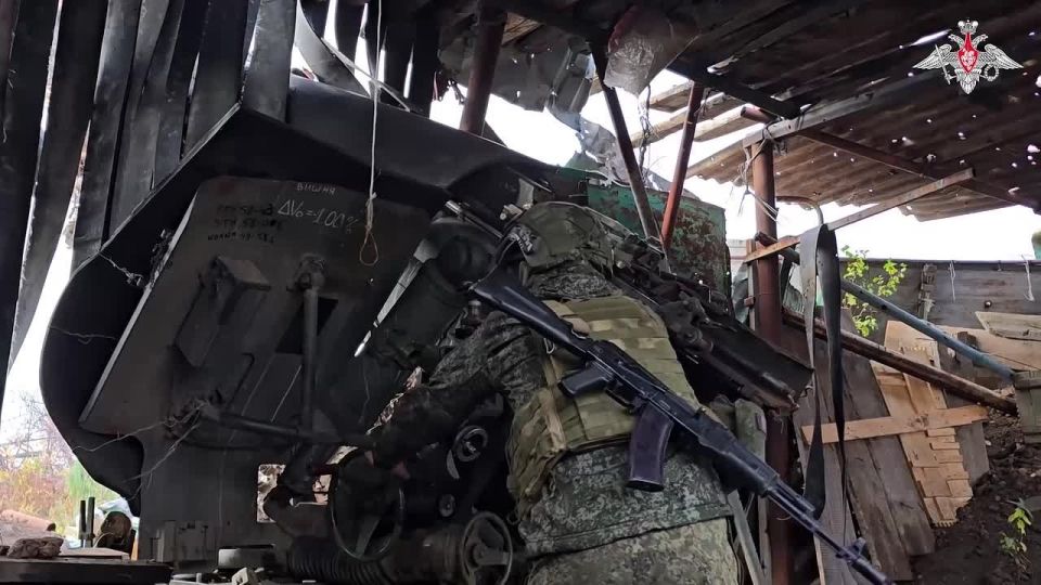 Расчёты гаубицы «Мста-Б» уничтожили пункт управления БПЛА ВФУ