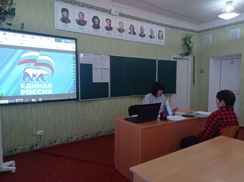 Депутатом Беловодского муниципального округа Буряк Екатериной на территории села Городище был проведён приём граждан