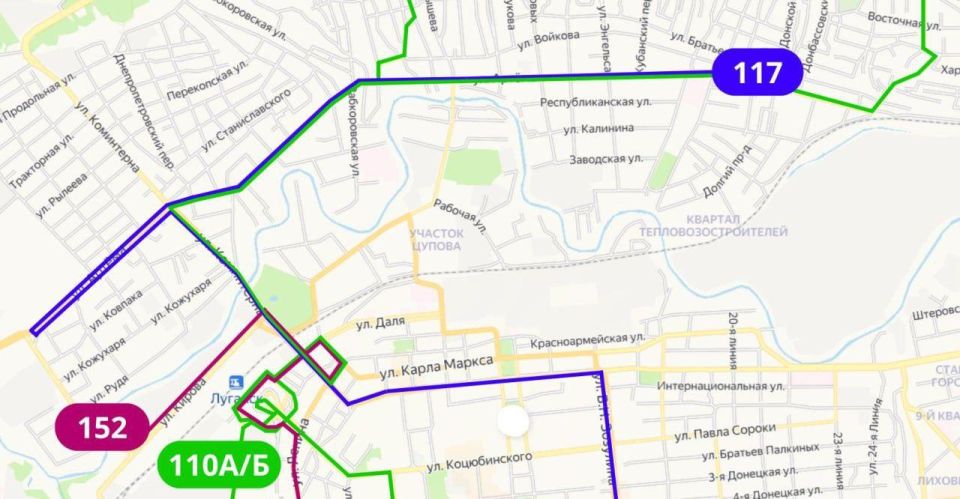 В связи с возобновлением движения всех видов транспортных средств по мосту через реку Лугань на ул. Заречная (в районе парка 1-го Мая) с 9 декабря 2025 года изменяется движение общественного транспорта по некоторым...
