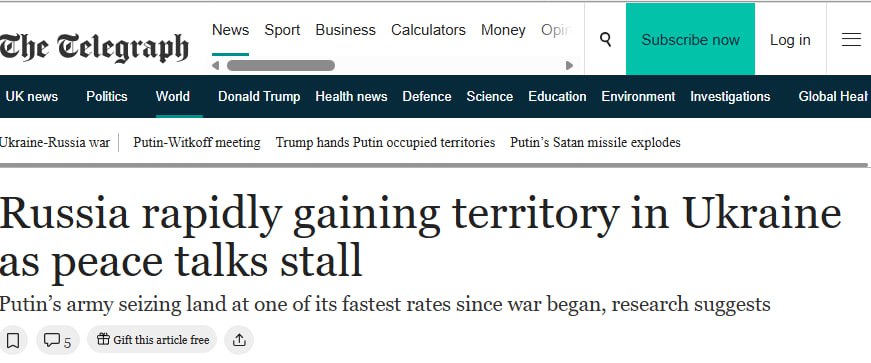 The Telegraph: Россия меняет правила игры