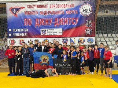 47 медалей завоевали спортсмены из ЛНР на Первенстве и Чемпионате ЮФО по джиу-джитсу