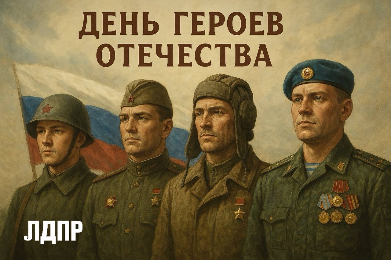 С Днём героев Отечества!. Сегодня мы отдаем дань уважения тем, кто проявил мужество, смелость и верность своей Родине
