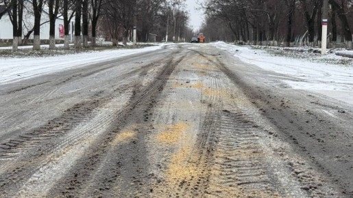 Оперативные работы в пгт Дзержинский в непогоду