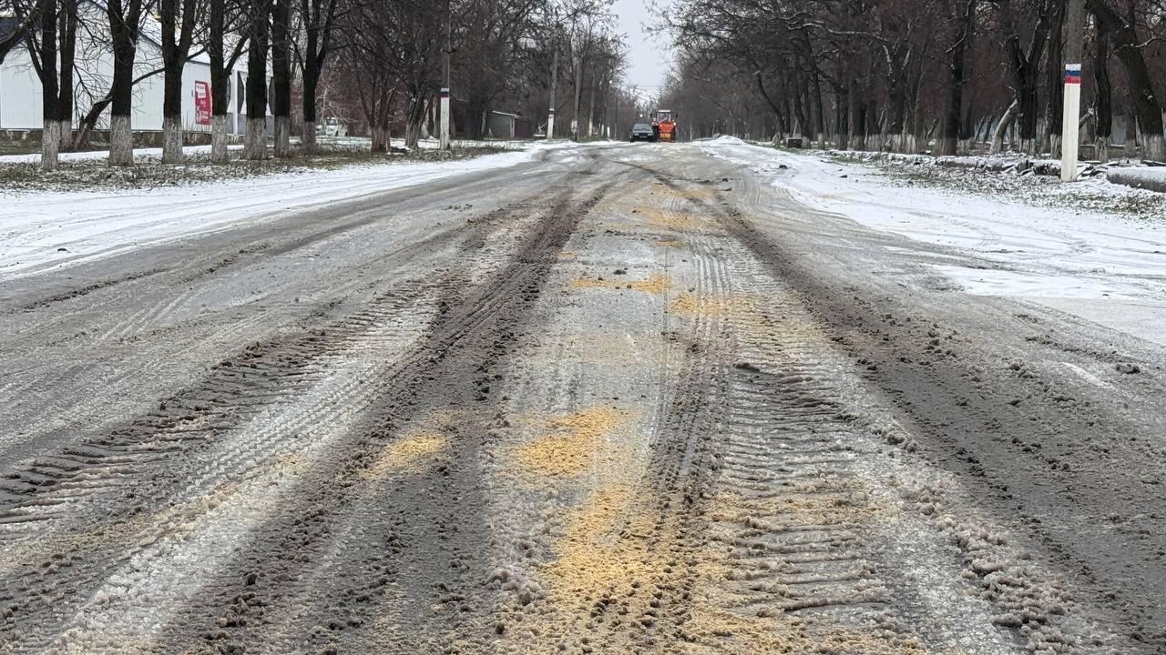 Оперативные работы в пгт Дзержинский в непогоду