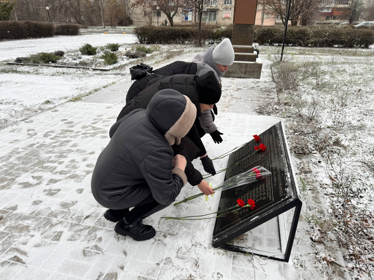 В Красном Луче почтили память Героев Отечества В Красном Луче почтили память Героев Отечества