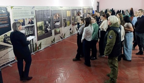Состоялась презентация выставки «Без срока давности» в библиотеках Зимогорье