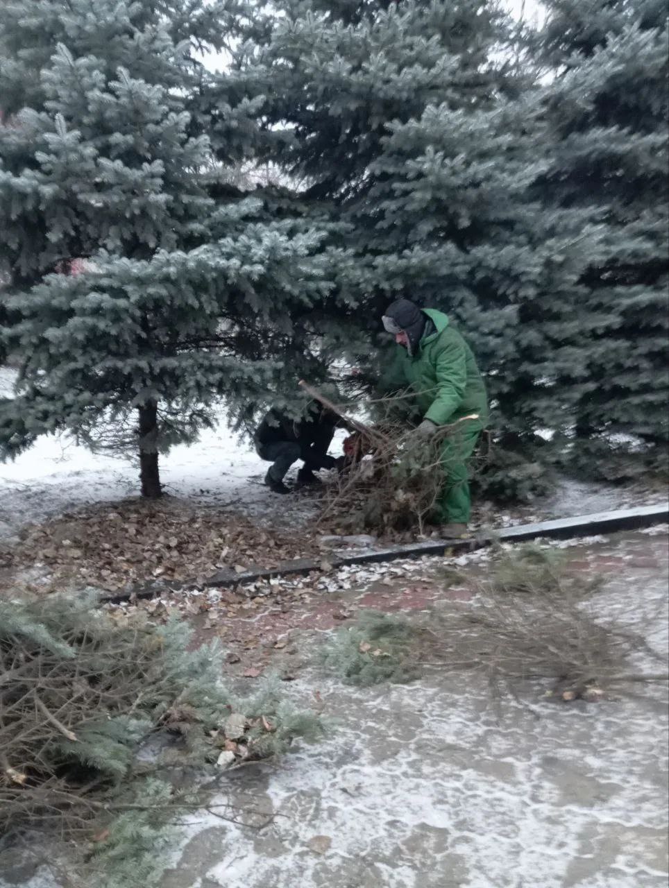 В Антрацитовском муниципальном округе продолжаются работы по благоустройству