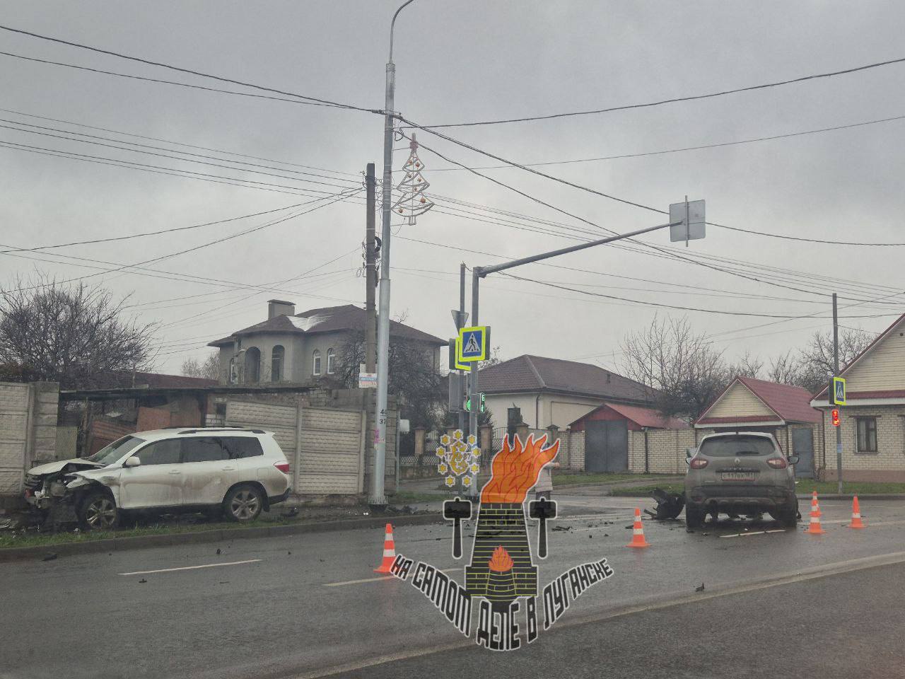 Утреннее ДТП на Херсонской Утреннее ДТП на Херсонской