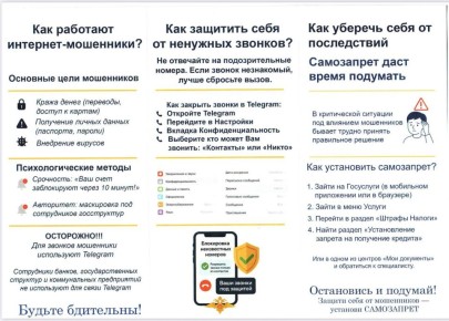 ОМВД РОССИИ «СТАНИЧНО-ЛУГАНСКИЙ» ПРЕДУПРЕЖДАЕТ ЗАЩИТИ СЕБЯ ОТ МОШЕННИКОВ