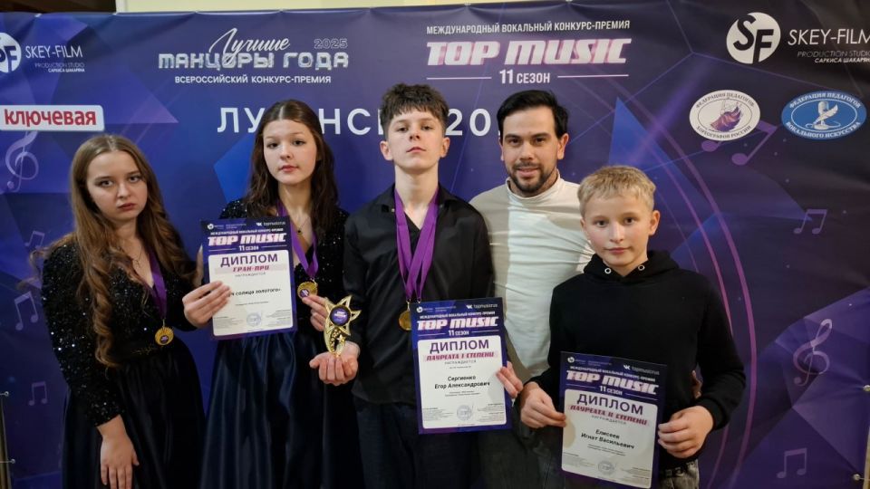 Вокалисты Перевальского РДК стали лауреатами и призёрами Международного конкурса "TOP MUSIC" Вокалисты Перевальского РДК стали лауреатами и призёрами Международного конкурса "TOP MUSIC"
