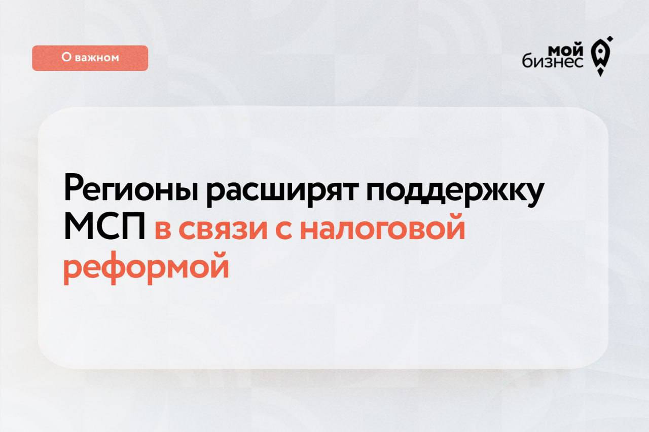 Новые программы поддержки для МСП: помощь в адаптации к налоговым изменениям