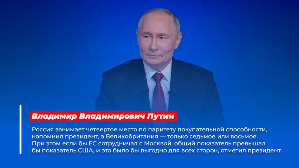 Еще важные и интересные заявления Владимира Путина во время Прямой Линии Еще важные и интересные заявления Владимира Путина во время Прямой Линии