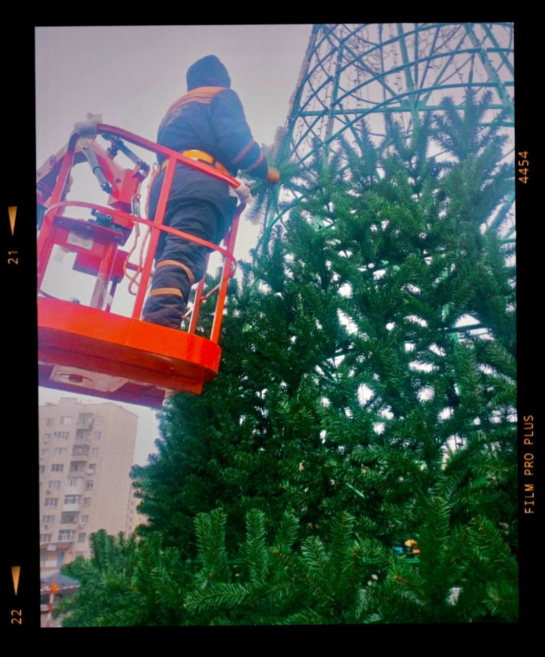 В Краснодоне практически завершилась установка главной ёлки города! Работу выполнили сотрудники МУП "ДЭУ" В Краснодоне практически завершилась установка главной ёлки города! Работу выполнили сотрудники МУП "ДЭУ"