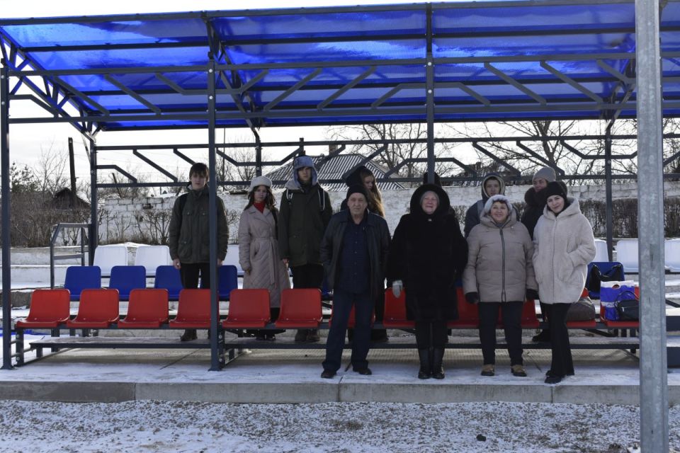 В рамках реализации проекта "Комфортный город" на стадионе «Шахтер» состоялось открытие новых трибун В рамках реализации проекта "Комфортный город" на стадионе «Шахтер» состоялось открытие новых трибун