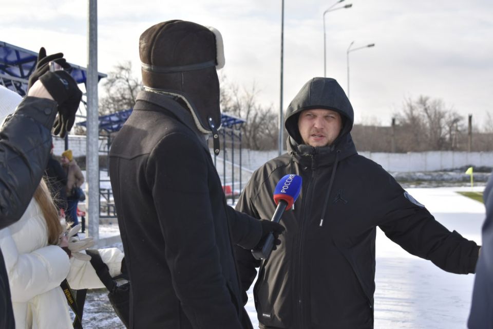 В рамках реализации проекта "Комфортный город" на стадионе «Шахтер» состоялось открытие новых трибун В рамках реализации проекта "Комфортный город" на стадионе «Шахтер» состоялось открытие новых трибун