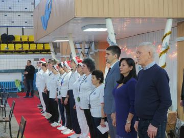 26-27 декабря в городе Луганске во Дворце Спорта «Юность» состоялись завершающие Республиканские соревнования по плаванию в 2025 году «Новогодние старты»