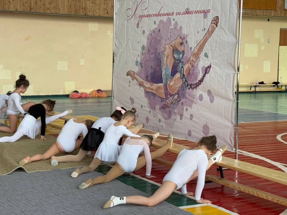 В преддверии новогодних праздников в «Спортивном комплексе – Антрацит» царила атмосфера волшебства и грации! Секция художественной гимнастики организовала праздничное физкультурное мероприятие, где юные спортсменки... В преддверии новогодних праздников в «Спортивном комплексе – Антрацит» царила атмосфера волшебства и грации! Секция художественной гимнастики организовала праздничное физкультурное мероприятие, где юные спортсменки...