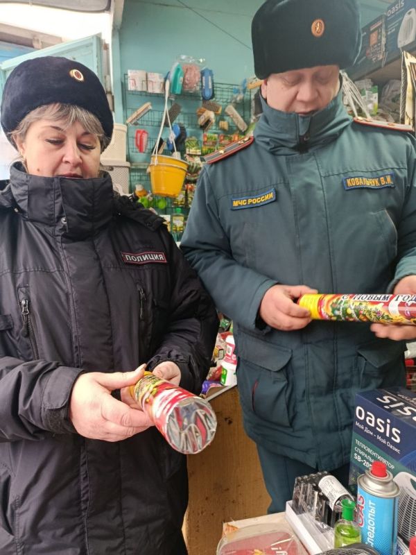 Рейды по местам продажи пиротехники прошли в Лутугино Рейды по местам продажи пиротехники прошли в Лутугино