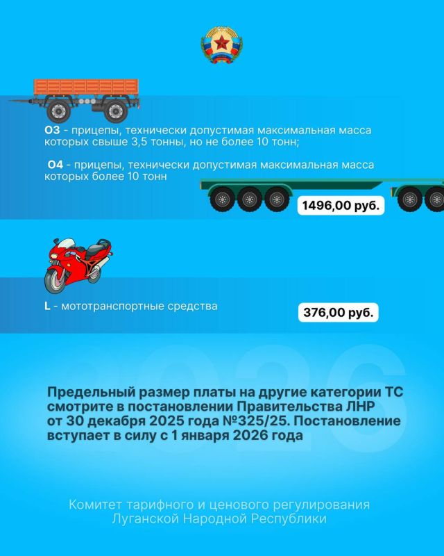 Установлены предельные размеры платы за проведение техосмотра транспортных средств на территории ЛНР Установлены предельные размеры платы за проведение техосмотра транспортных средств на территории ЛНР