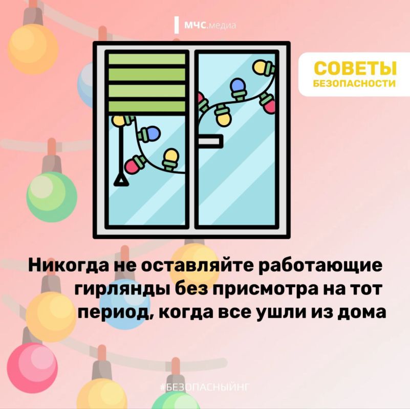 Новогодние гирлянды: правила безопасного обращения для здоровья и жизни Новогодние гирлянды: правила безопасного обращения для здоровья и жизни